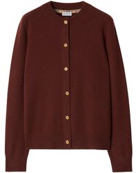 Burberry - Cashmere Ekd-Embroidered Cardigan - Lyst