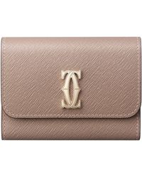Cartier - Leather C De Mini Wallet - Lyst