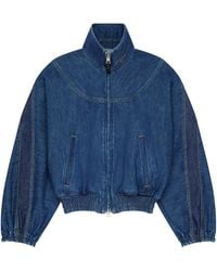 Givenchy - Denim Bomber Jacket - Lyst