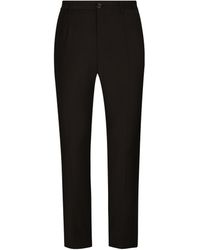 Dolce & Gabbana - Tailored Dg Logo Trousers - Lyst