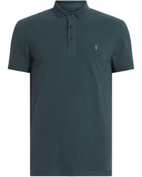 AllSaints - Cotton Reform Polo Shirt - Lyst