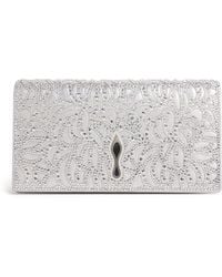 Christian Louboutin - Bettina Embellished Leather Clutch Bag - Lyst