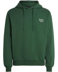 A.P.C. - Cotton Rue Madame Logo Hoodie - Lyst