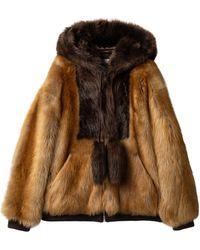 Miu Miu - Shearling Blouson Jacket - Lyst