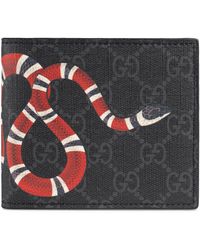 Leather Kingsnake Bifold Wallet 