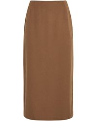 Lafayette 148 New York - Camel Hair Maxi Skirt - Lyst