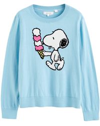 Chinti & Parker - Cotton Snoopy Ice Cream Sweater - Lyst
