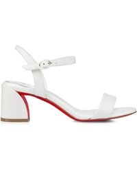 Christian Louboutin - Miss Jane Leather Sandals 55 - Lyst