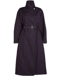 Étoile Isabel Marant Peter Belted Trench Coat - Blue