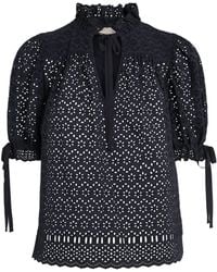Ulla Johnson - Broderie Anglaise Alouette Blouse - Lyst