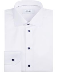 Eton - Signature Twill Contemporary Fit Shirt - Lyst