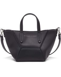 Brunello Cucinelli - Mini Calfskin Bc Duo Top-Handle Bag - Lyst