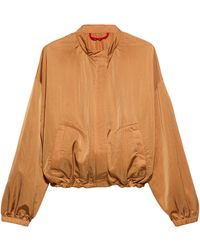 MAX&Co. - Taffeta Bomber Jacket - Lyst