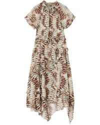 AllSaints - Organic Cotton Lamaia Maxi Dress - Lyst