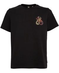 Moose Knuckles - Embroidered Dragon T-shirt - Lyst