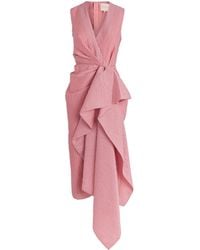 ROKSANDA - Cloqué Esra Midi Dress - Lyst