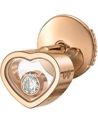 Chopard - And Diamond My Happy Hearts Single Earring - Lyst