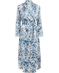 Harrods - Silk Menagerie Night Robe - Lyst