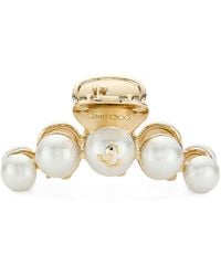 Jimmy Choo - Crystal-Embellished Claw Hair Clip - Lyst