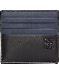 Loewe - Leather Open Bicolour Card Holder - Lyst