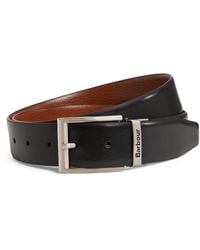 Barbour - Leather Reversible Belt - Lyst