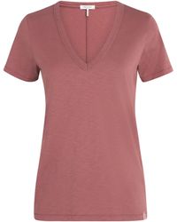 Rag & Bone - Cotton The Slub Vee T-Shirt - Lyst