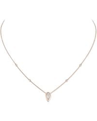 Messika - Fiery And Diamond Pendant Necklace - Lyst