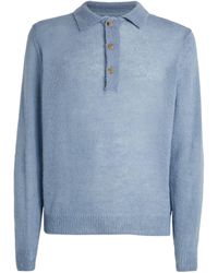 LE17SEPTEMBRE - Mohair-blend Polo Sweater - Lyst