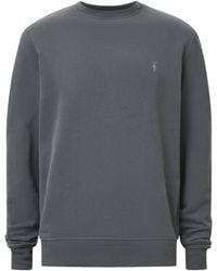 AllSaints - Organic Cotton Raven Ramskull Sweatshirt - Lyst