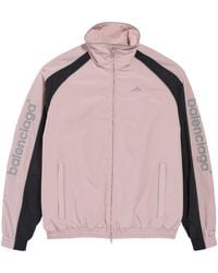 Balenciaga - Techno Cotton Logo Track Jacket - Lyst