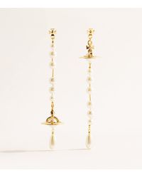 Vivienne Westwood - Broken Pearl Earrings - Lyst