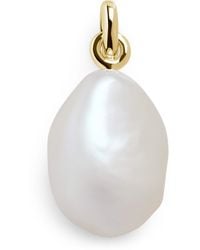 Monica Vinader - And Baroque Pearl Pendant Charm - Lyst