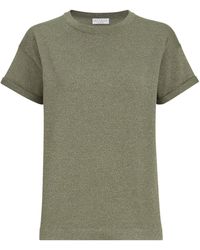 Brunello Cucinelli - Cashmere-Silk Blend T-Shirt - Lyst