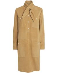 Polo Ralph Lauren - Suede Utility Dress - Lyst