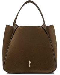 Christian Louboutin - Bettina Tote Mini Suede Tote Bag - Lyst