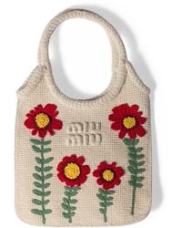 Miu Miu - Crochet Ivy Tote Bag - Lyst