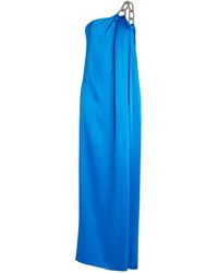 Stella McCartney - Exclusive Satin Embellished Falabella Gown - Lyst