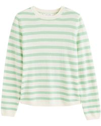 Chinti & Parker - Wool-cashmere Striped Elbow-patch Sweater - Lyst