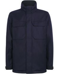 Sease - Laminated Virgin Wool-Cashmere Field Jacket - Lyst