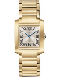 Cartier - Medium Tank Française Watch - Lyst