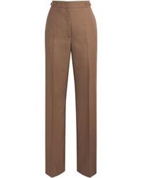 Gabriela Hearst - Cotton Vesta Straight Trousers - Lyst