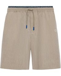 Loewe - Layered Drawstring Shorts - Lyst