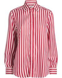 With Nothing Underneath - Stripe Boyfriend Shirt - Lyst