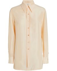 Carven - Silk Semi-sheer Shirt - Lyst