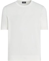 ZEGNA - Premium Cotton T-shirt - Lyst