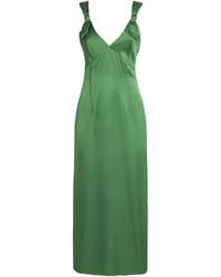 Sandro - Satin Maxi Dress - Lyst