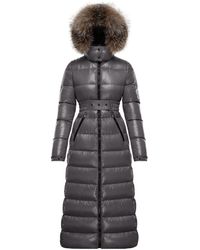 Moncler Hudson Longline Puffer Coat - Black