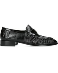 The Row - Soft Leather Loafers - Lyst