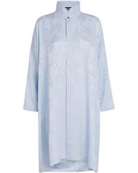 Eskandar - Silk Double-Stand Collar Shirt - Lyst