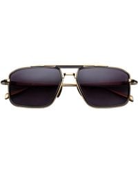 Jacques Marie Mage - Titanium Earl Aviator Sunglasses - Lyst